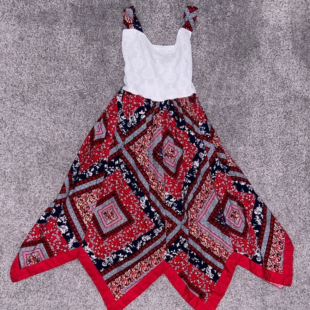 Blueberi Boulevard Girls’ (6/6X) Bandana Dress